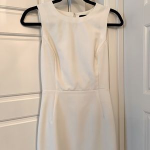 Super Sexy and Professional White Sheath Dress w/ open back - Guess by Marciano